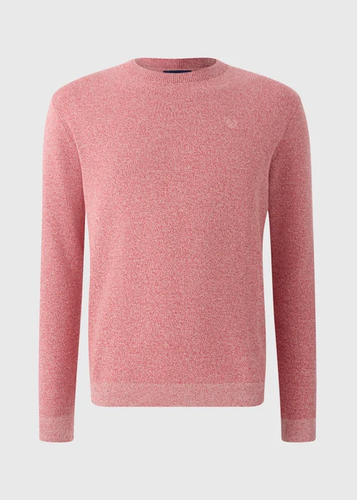 Lincoln Pink Crew Neck Jumper - Medium Image 3