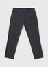 Lincoln Charcoal 5 Pocket Trousers - 42 Waist Regular Image 1