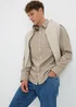 Stone Brushed Birdseye Plain Shirt - Small Image 1