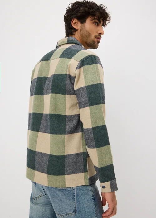 Green Check Overshirt - 3XL Image 3