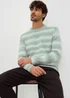 Green Gradient Crew Jumper - Large Image 1