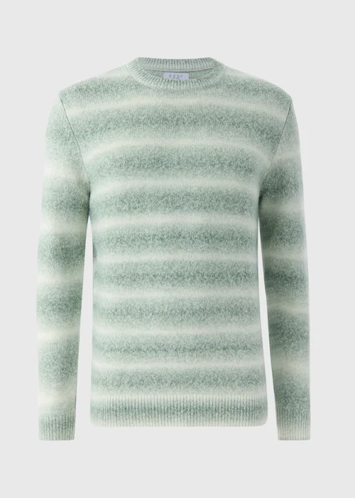 Green Gradient Crew Jumper - Large Image 4