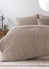 Natural Seersucker Duvet Set - Double Image 1