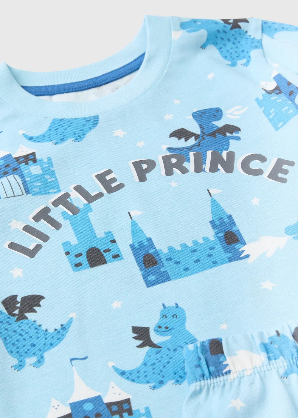 Boys Blue Little Prince Pyjama Set (1-7yrs) - 1 to 1 half years Image 2