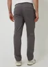 Threadbare Dark Grey Cotton Elasticated Waist Chino Trousers - 32/L32 Image 2