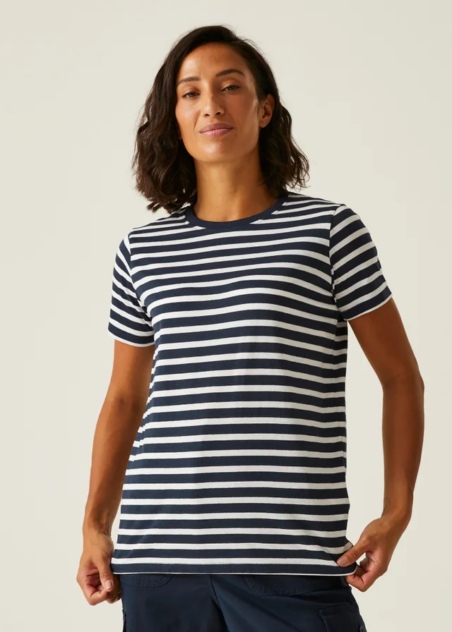 Regatta Navy Stripe Bayletta Tee