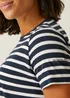 Regatta Navy Stripe Bayletta Tee - Size 8 Image 4