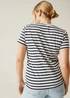 Regatta White/Navy Stripe Bayletta Tee - Size 14 Image 2