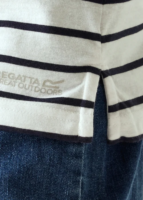 Regatta White/Navy Stripe Bayletta II Tee - 10 Image 4
