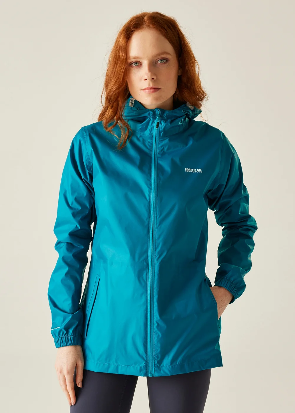 Regatta Turquoise Pack It III Waterproof Breathable Isolite Jacket - 24 Image 1