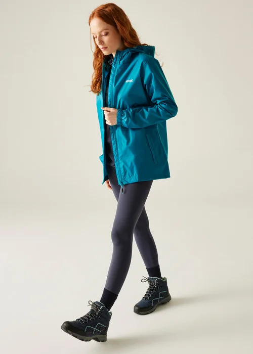 Regatta Turquoise Pack It III Waterproof Breathable Isolite Jacket - 24 Image 3