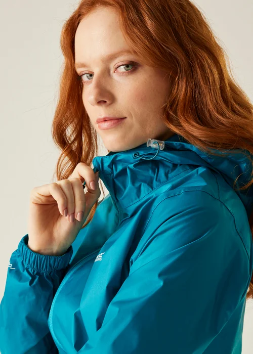 Regatta Turquoise Pack It III Waterproof Breathable Isolite Jacket - 24 Image 4