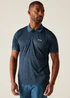 Regatta Moonlight Denim Navy Remex II Quick Dry Polo Shirt - Small Image 1