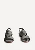 Linzi Reeva Pewter Woven Slingback Low Block Heeled Sandals - Size 6 Image 3