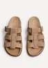 Linzi Restore Taupe Nubuck Gladiator Slip-On Sandal - Size 5 Image 4