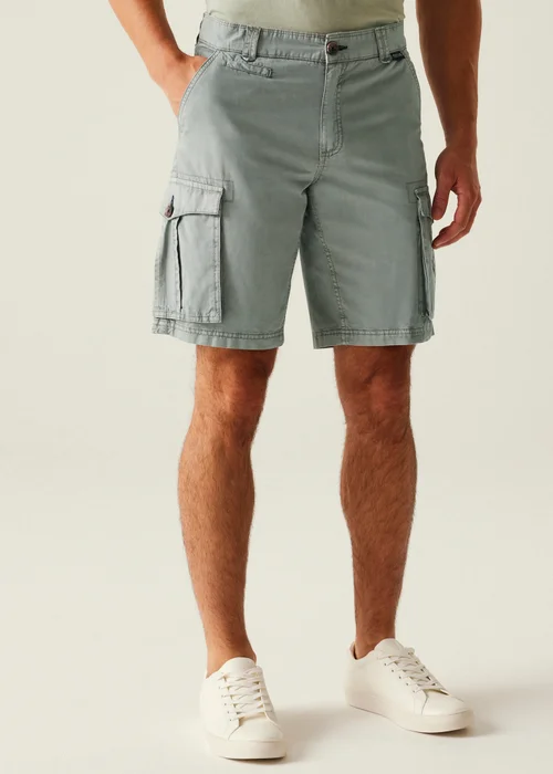 Regatta Storm Grey Shorebay II Multi-Pocket Shorts - 32 W Image 1