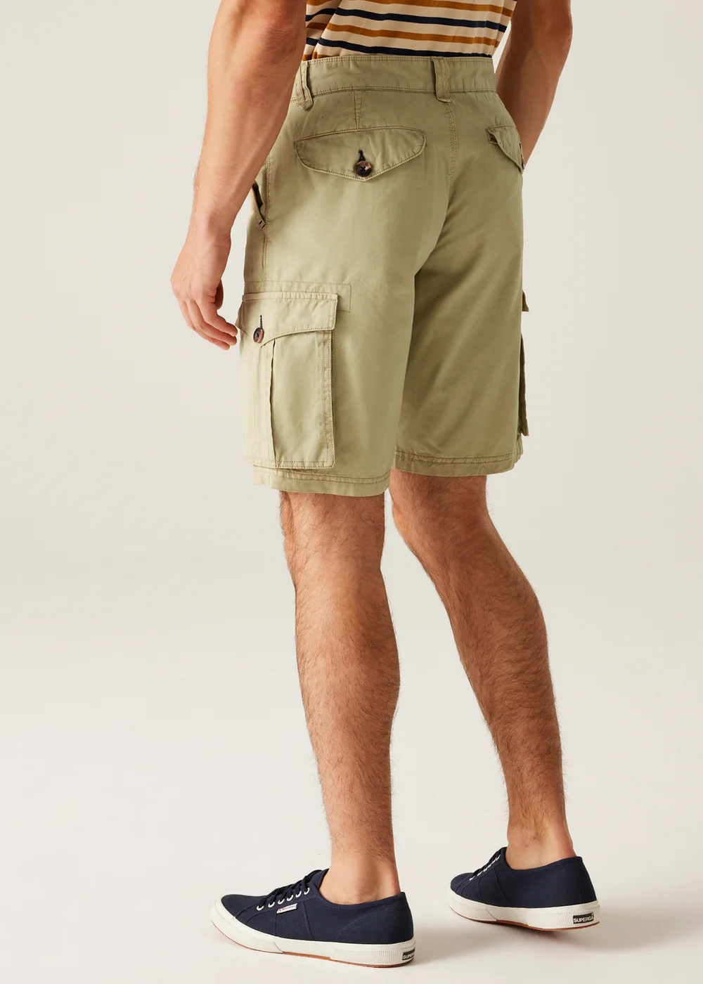 Regatta Ecru Shorebay II Multi-Pocket Shorts - 42 waist Image 2