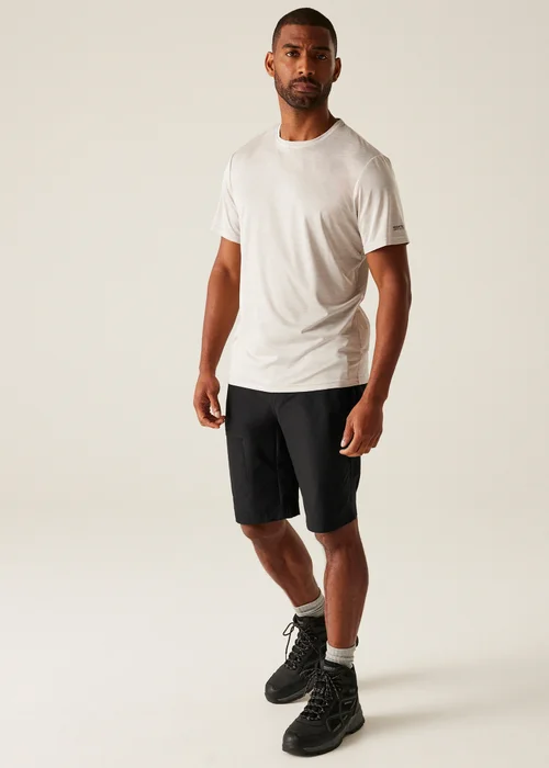 Regatta Black Highton II Water Repellent Isoflex Long Shorts - 38 W Image 3