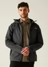 Regatta Ash Black Birchdale II Waterproof Breathable Isotex Stretch Jacket - S Image 1
