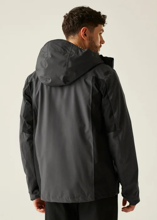 Regatta Ash Black Birchdale II Waterproof Breathable Isotex Stretch Jacket - S Image 2
