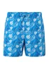 Regatta Elysium Blue Leaf Seersucker Loras Swim Shorts - S Image 5