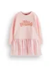 Vanilla Underground Disney Princess Kids Pink Sweater Dress (2-8 Years) - 3-4 Yrs Image 1