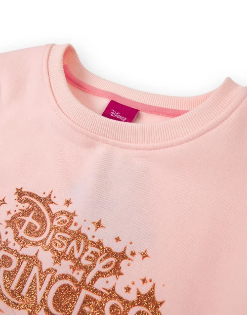 Vanilla Underground Disney Princess Kids Pink Sweater Dress (2-8 Years) - 3-4 Yrs Image 3