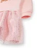 Vanilla Underground Disney Princess Kids Pink Sweater Dress (2-8 Years) - 3-4 Yrs Image 4
