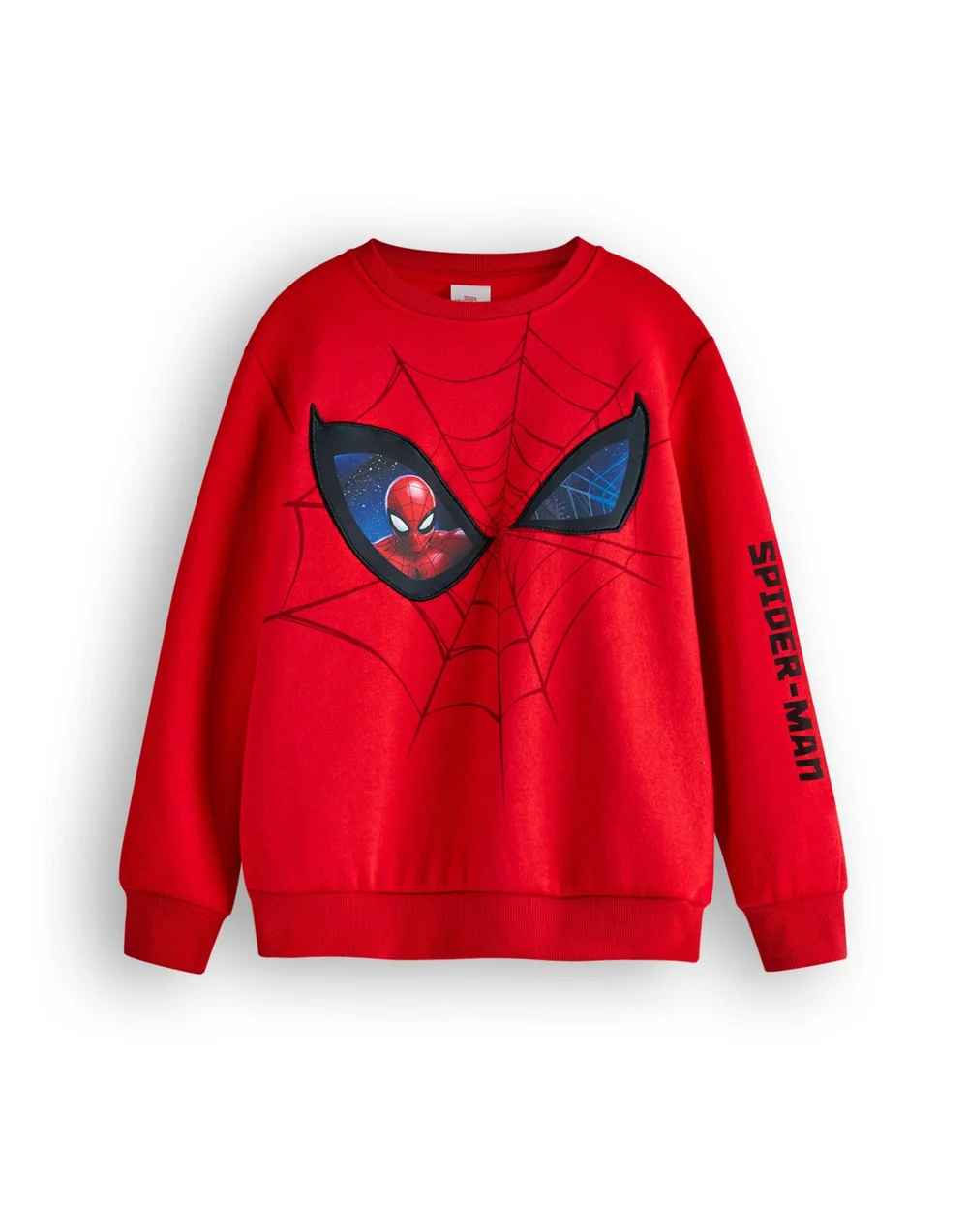 Vanilla Underground Marvel Spiderman Kids Red Sweatshirt (2-8 years) - Age 2-3 Years Image 1