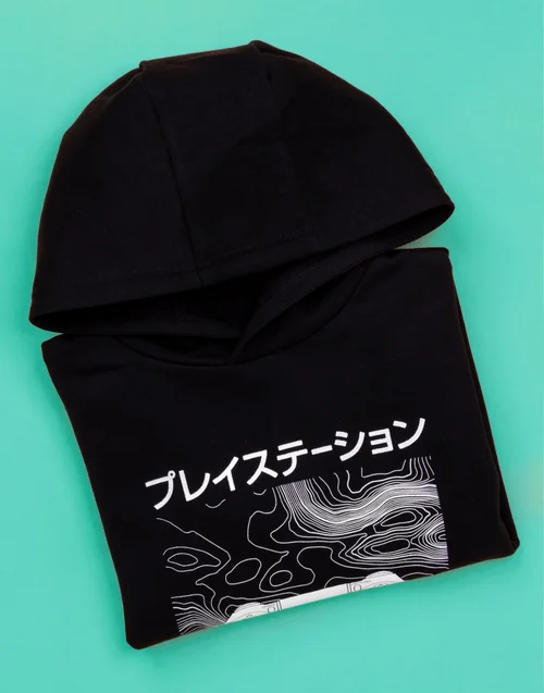 Vanilla Underground PlayStation Kids Controller Black Hoodie - 5-6 Yrs Image 3