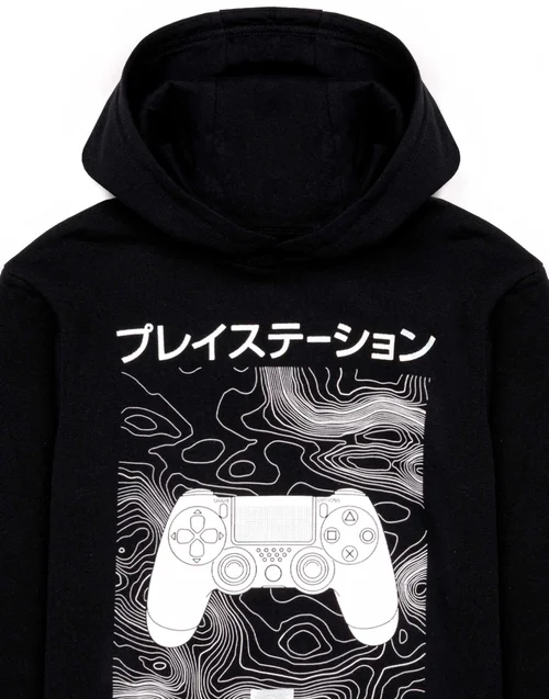 Vanilla Underground PlayStation Kids Controller Black Hoodie - 5-6 Yrs Image 2