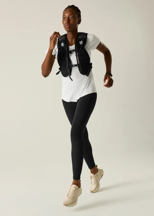 Dare 2b Black Influential II 1/3 UV Protective, Quick Drying Leggings - 8 Image 3