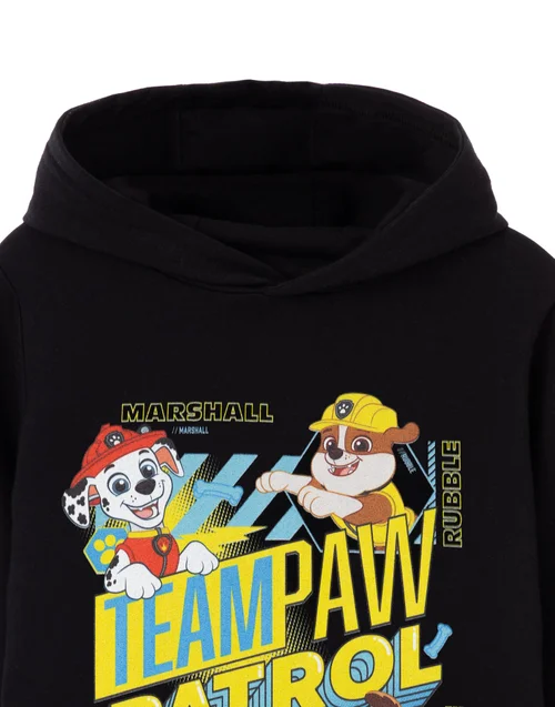 Vanilla Underground Paw Patrol Team Paw Kids Black Hoodie (3-8 years) - 7-8 Yrs Image 3