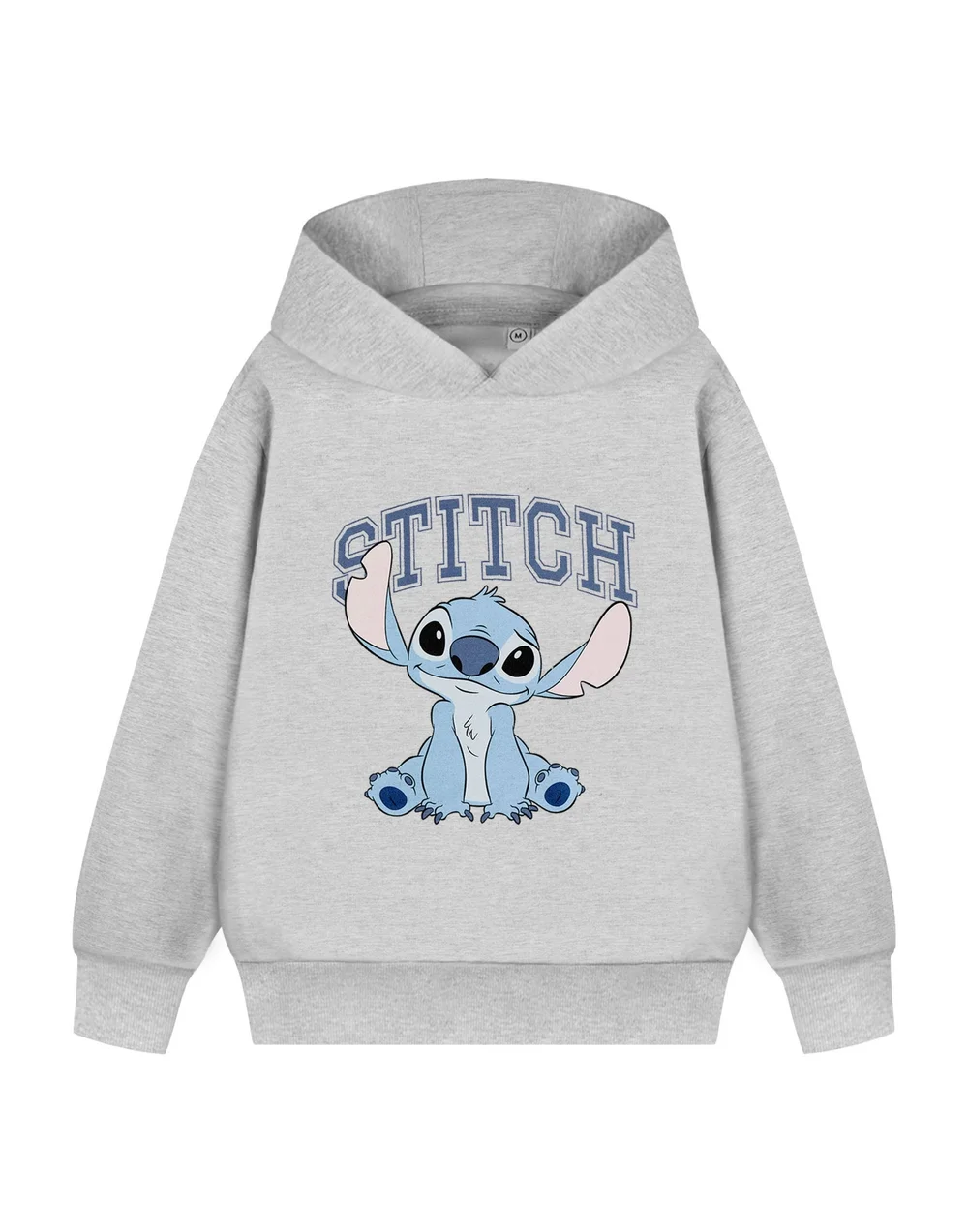 Vanilla Underground Disney Lilo & Stitch College Kids Grey Hoodie (3-14 years) - 11-12 Yrs Image 1