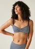 Regatta Navy Seeksucker Stripe Aceana III Bikini Top - 12 Image 3