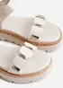 Linzi Stride Sand Faux Leather Flatform Sandal - Size 5 Image 5