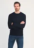 French Connection Navy Crew Neck Long Sleeve Knitted Jumper - XXL Image 1