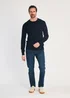 French Connection Navy Crew Neck Long Sleeve Knitted Jumper - XXL Image 3