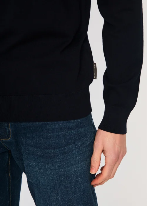 French Connection Navy Crew Neck Long Sleeve Knitted Jumper - XXL Image 4