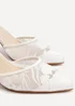 Linzi Essence Bridal Ivory Lace Court Heels - Size 6 Image 4
