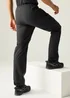 Regatta Black Highton Stret Waterproof, Breathable Trousers - S Image 2