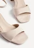 Linzi Maddie Sand Faux Suede Closed Back Block Heeled Sandals - Size 5 Image 5