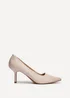 Linzi Kat Sand Faux Suede Court Heels - Size 7 Image 2