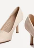 Linzi Kat Sand Faux Suede Court Heels - Size 7 Image 4
