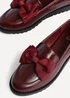 Linzi Cathy Burgundy High Shine Classic Slip On Loafer - Size 6 Image 5