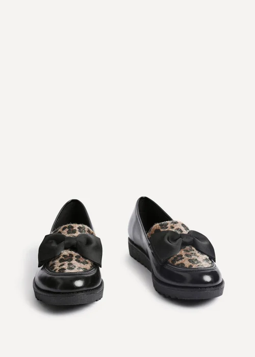 Linzi Cathy Multi Leopard Print Classic Slip On Loafer - Size 5 Image 3