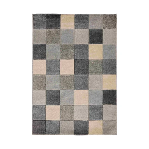 Homemaker Grey Blocks Rug - 60 X 200 Image 4