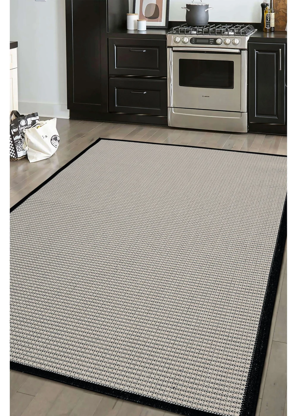 Homemaker Mono Border Rug - 120 x 170 Image 2