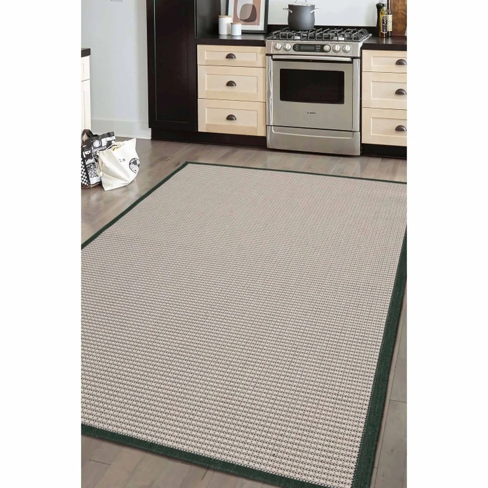 Homemaker Mono Border Rug - 67 x 200 Image 1