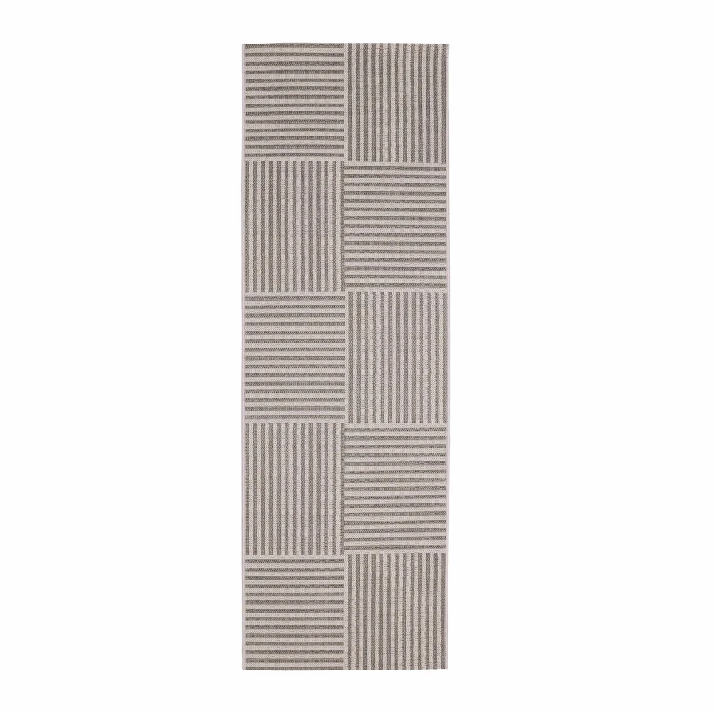 Homemaker Natural Multistripe Design Runner Rug - 67 x 200 Image 5